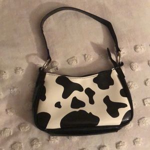 Cow print bag